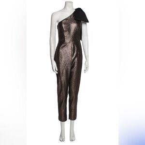 Ted Baker Metallic One-Shoulder Jumpsuit